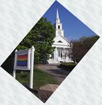 Church with Flag
