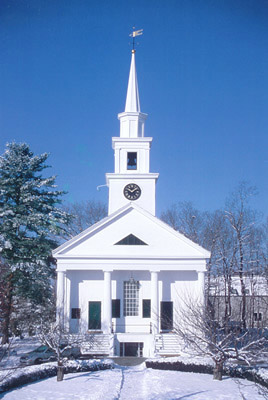 Church in Winter before addition
